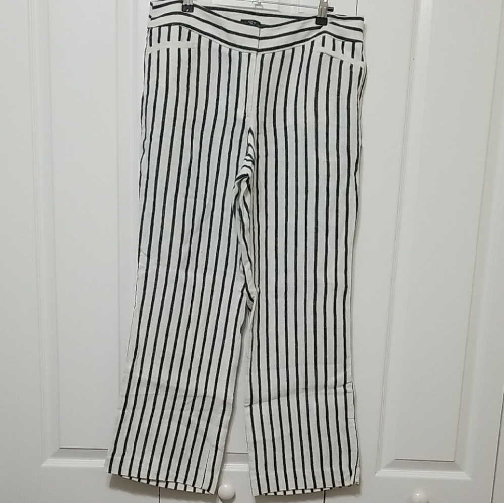 Striped Linen Trousers